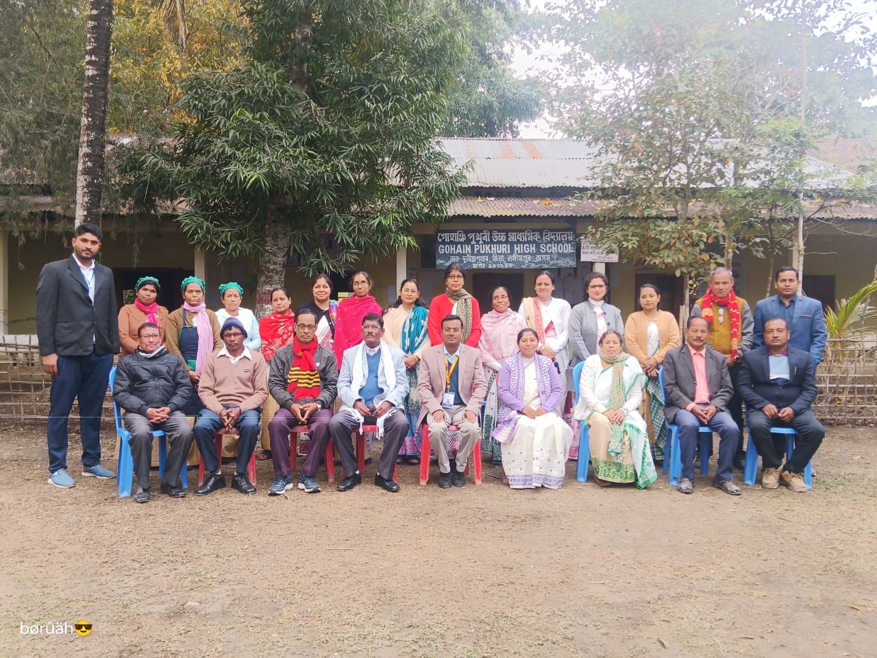 Teachers of Gohain Pukhuri High School
